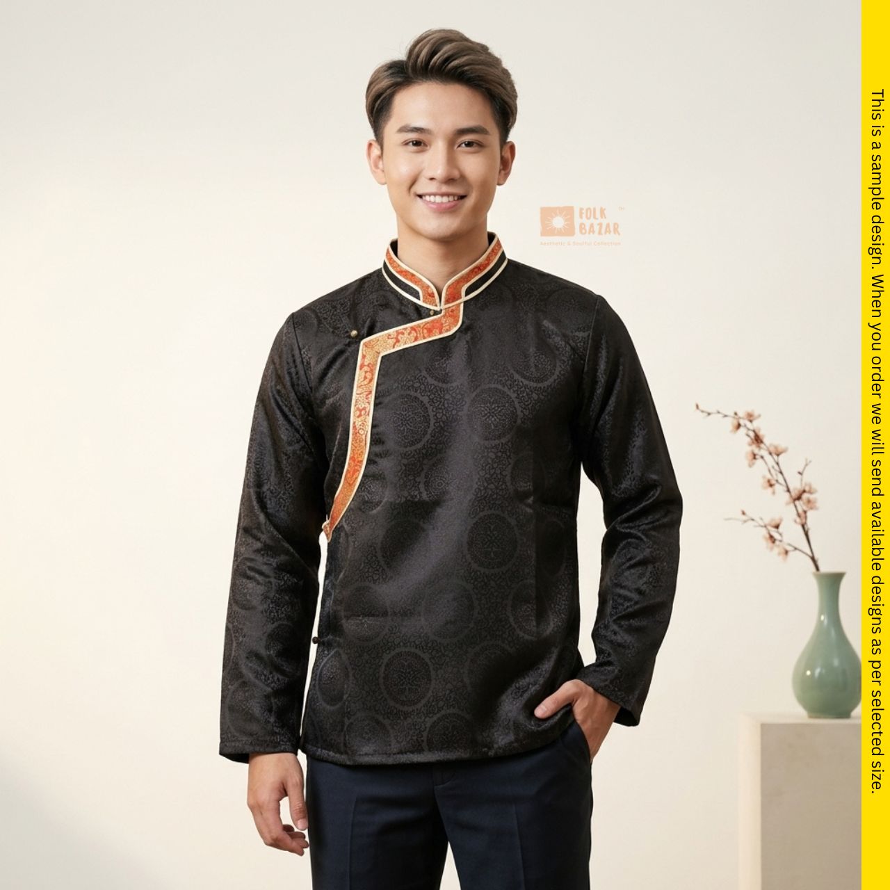 Black Khenja Shirt