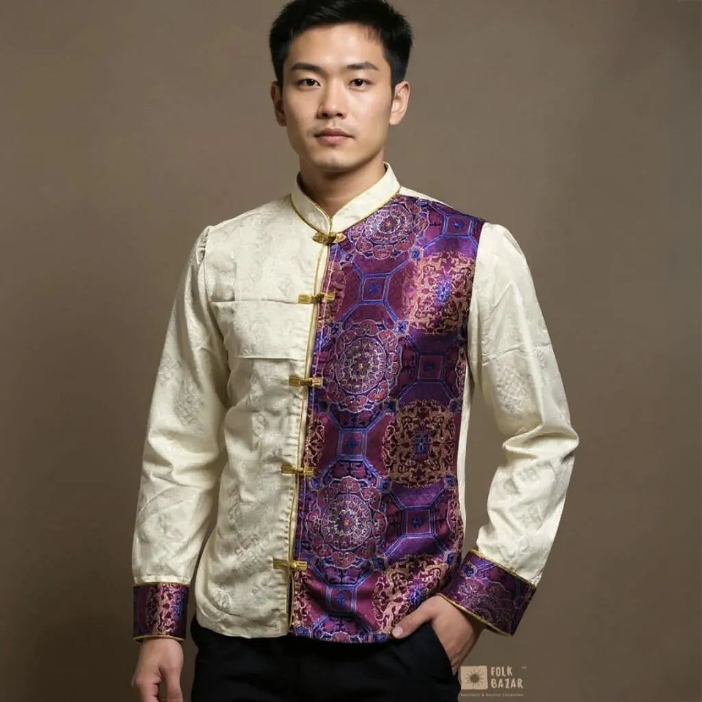 Brocade Khenja Shirt