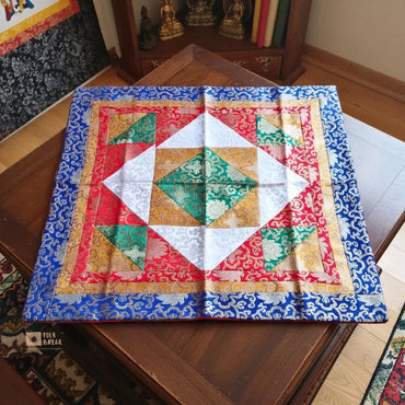 Brocade Mat for Table Top/ Pooja Aasan