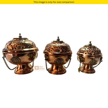 Copper Hanging Incense Burner (Sang bar)