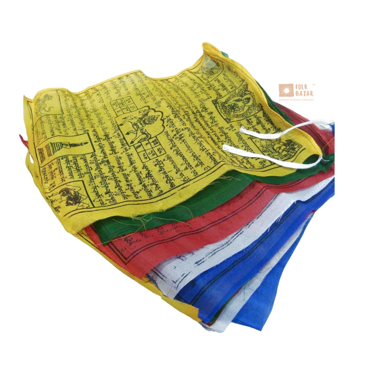 Tibetan Cotton Horizontal Prayer Flags