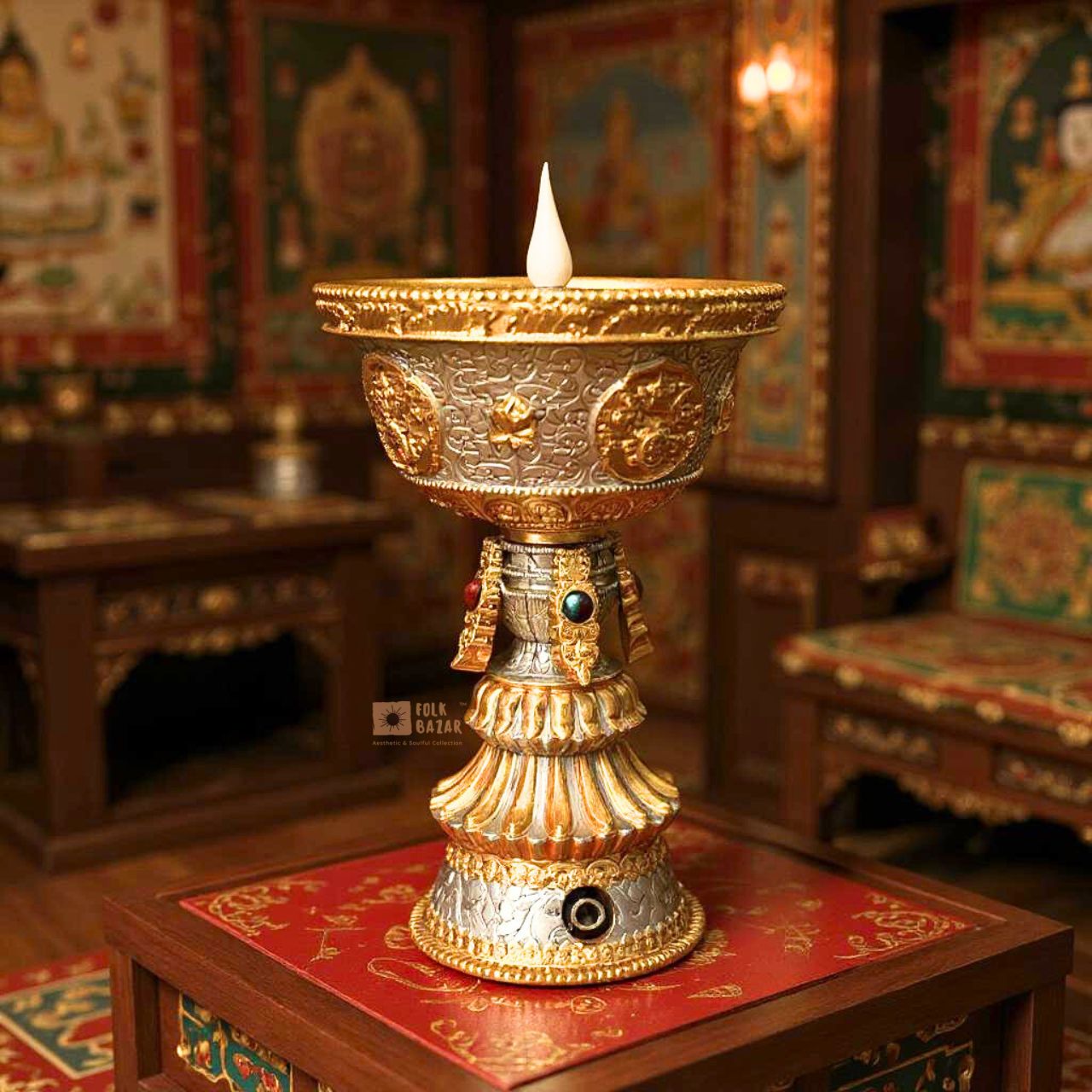 Electric Rechargeable Butter Lamp