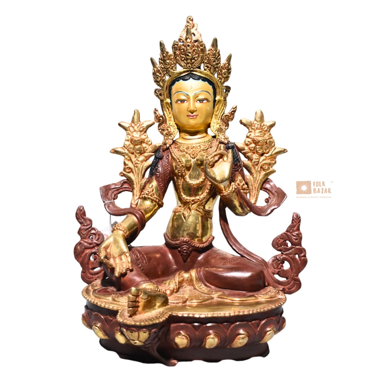 Fine Green Doma (Tara) Statue