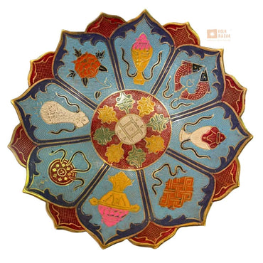 Eight Lucky Sign Fruit Bowl