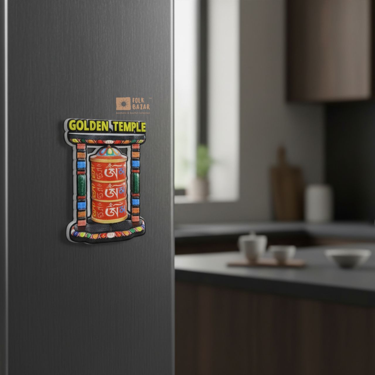 Golden Temple Fridge Magnet
