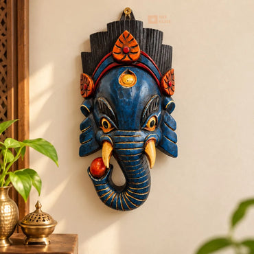 Handcrafted Wooden Ganesha Wall Hanging