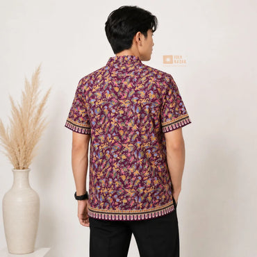 Himalayan Floral Shirt - Purple