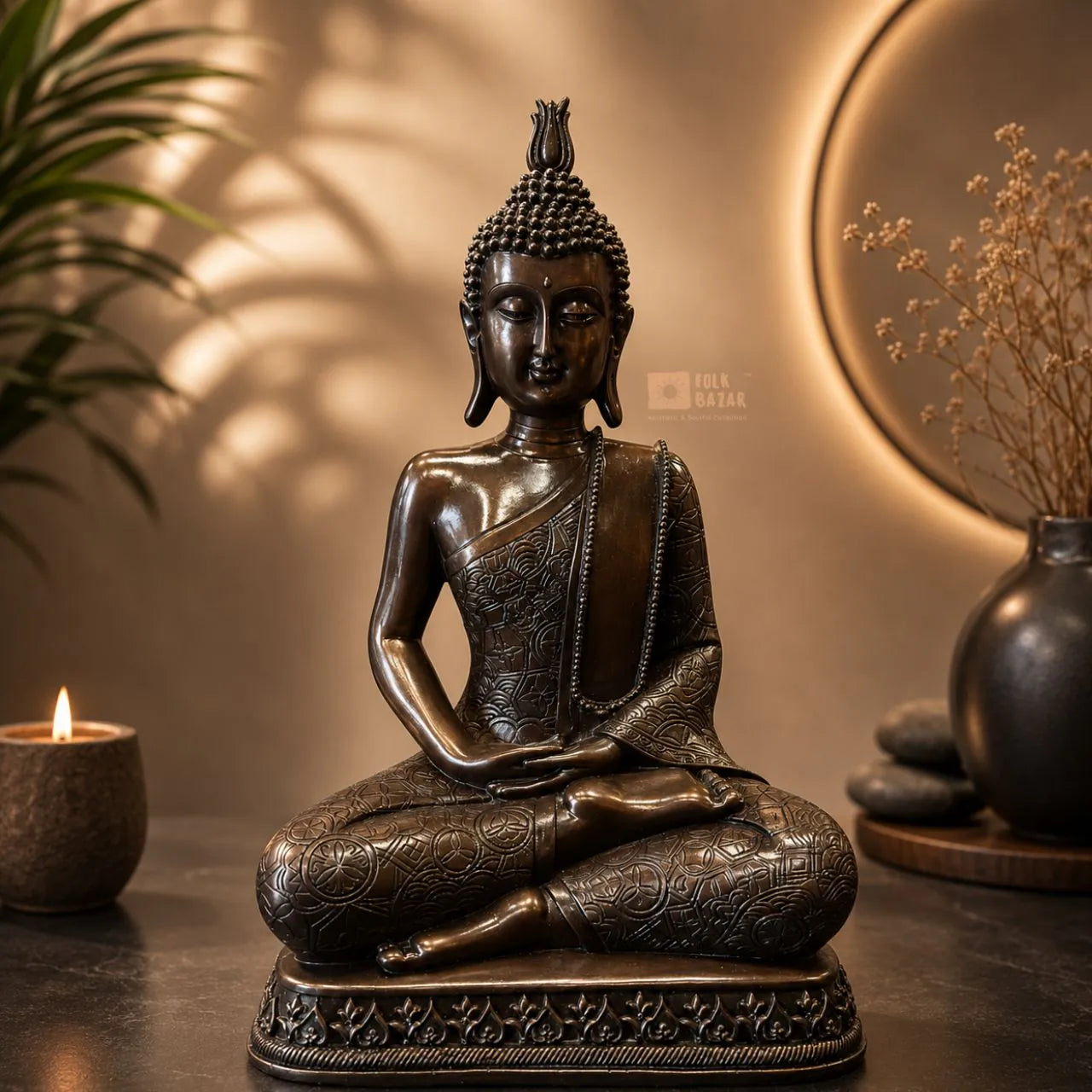 Meditating Buddha Statue