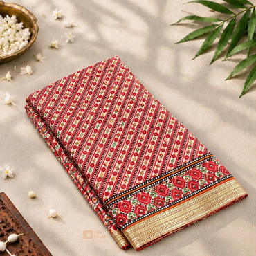 Dhaka Saree with Blouse Piece