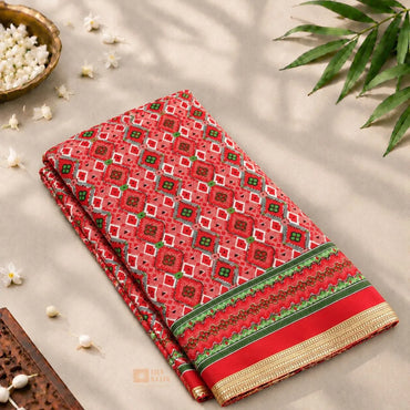 Nepali Traditional Dhaka Saree
