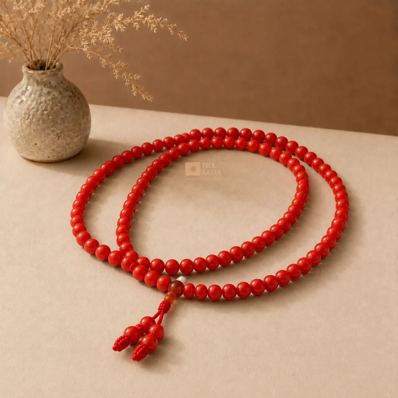 Red Coral Mala
