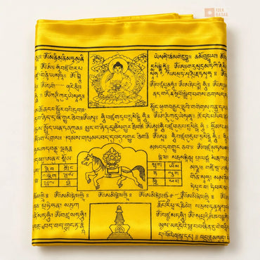 Satin - Tibetan Vertical Prayer Flags (for Bamboo)