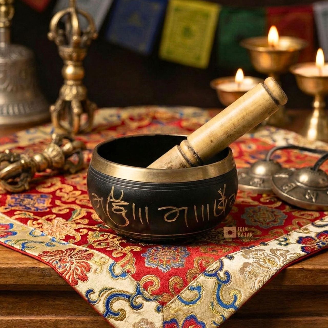 Tibetan Singing Bowl Set