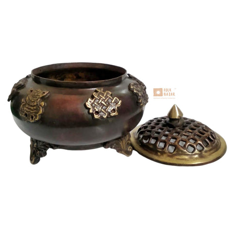 Table Incense Burner (with 8 Lucky Signs)