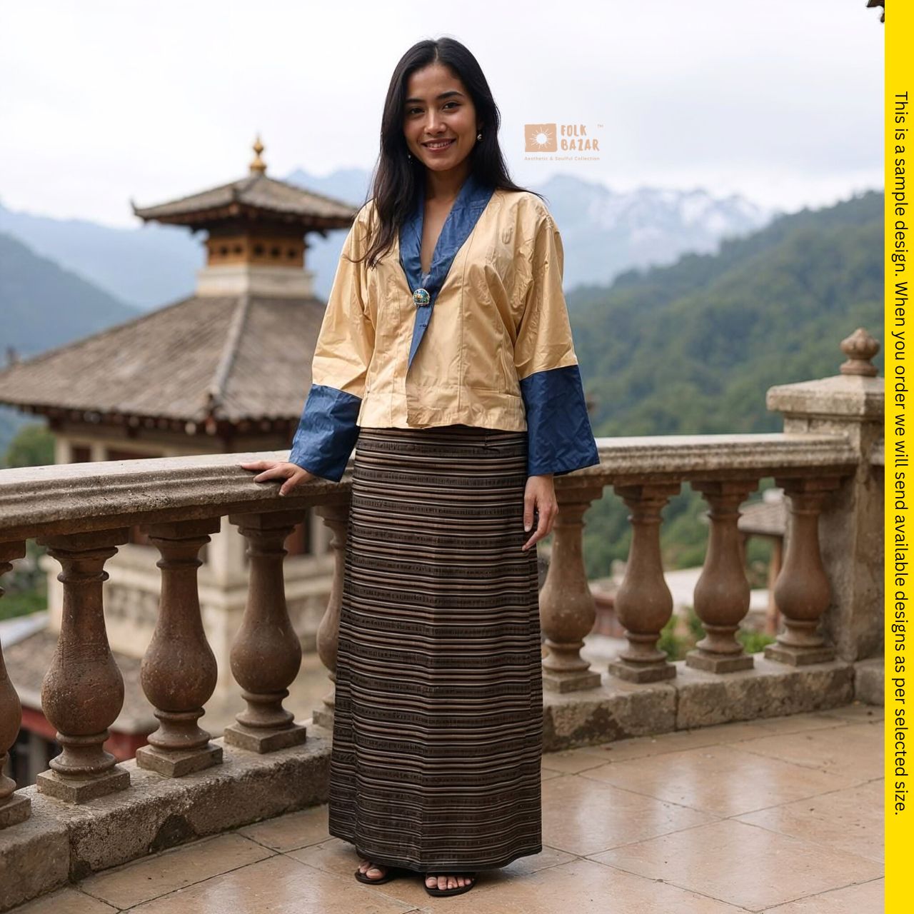 Buy Bhutanese dress for Ladies online at Folk Bazar