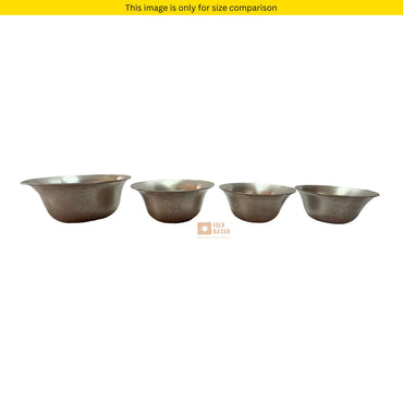 White Metal  Ting (Offering bowl) (Set of 7)