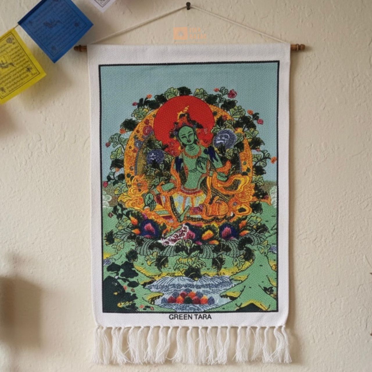 Green Tara (Jute Wall Hanging)