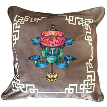 Set of Eight Lucky Signs Cushion Cover (available in 5 colors)