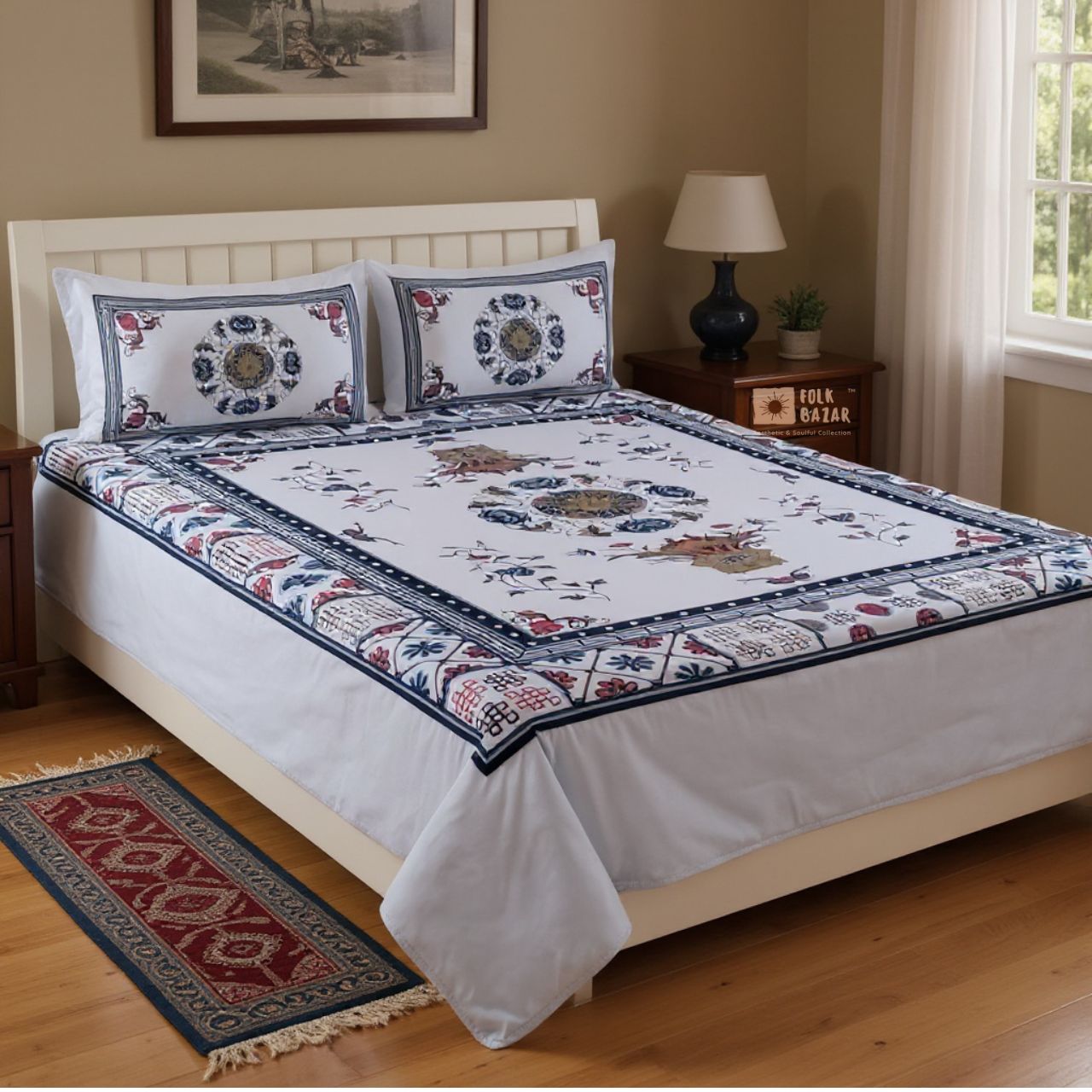 Bed & Pillow covers for Double Bed