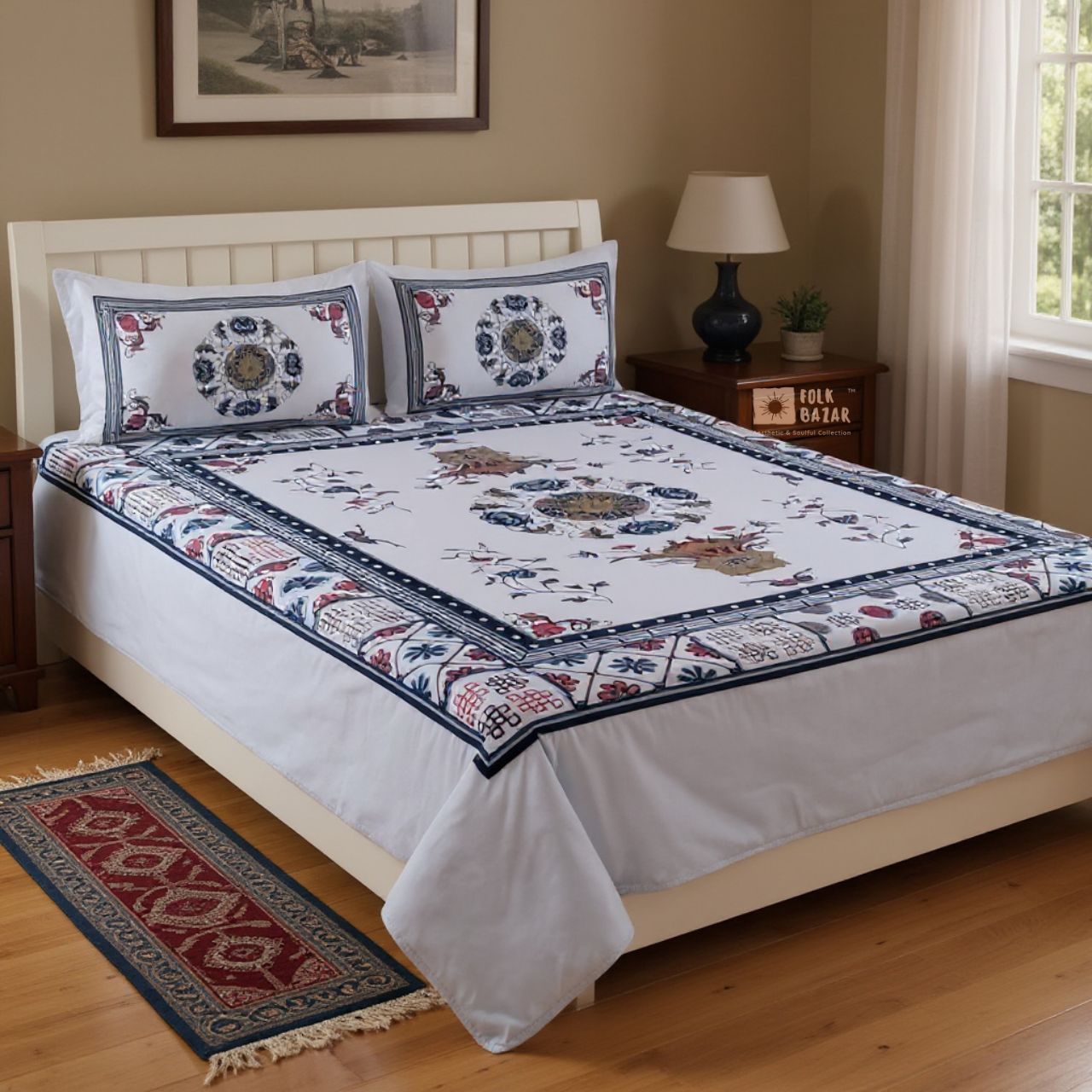 Bed & Pillow covers for Double Bed