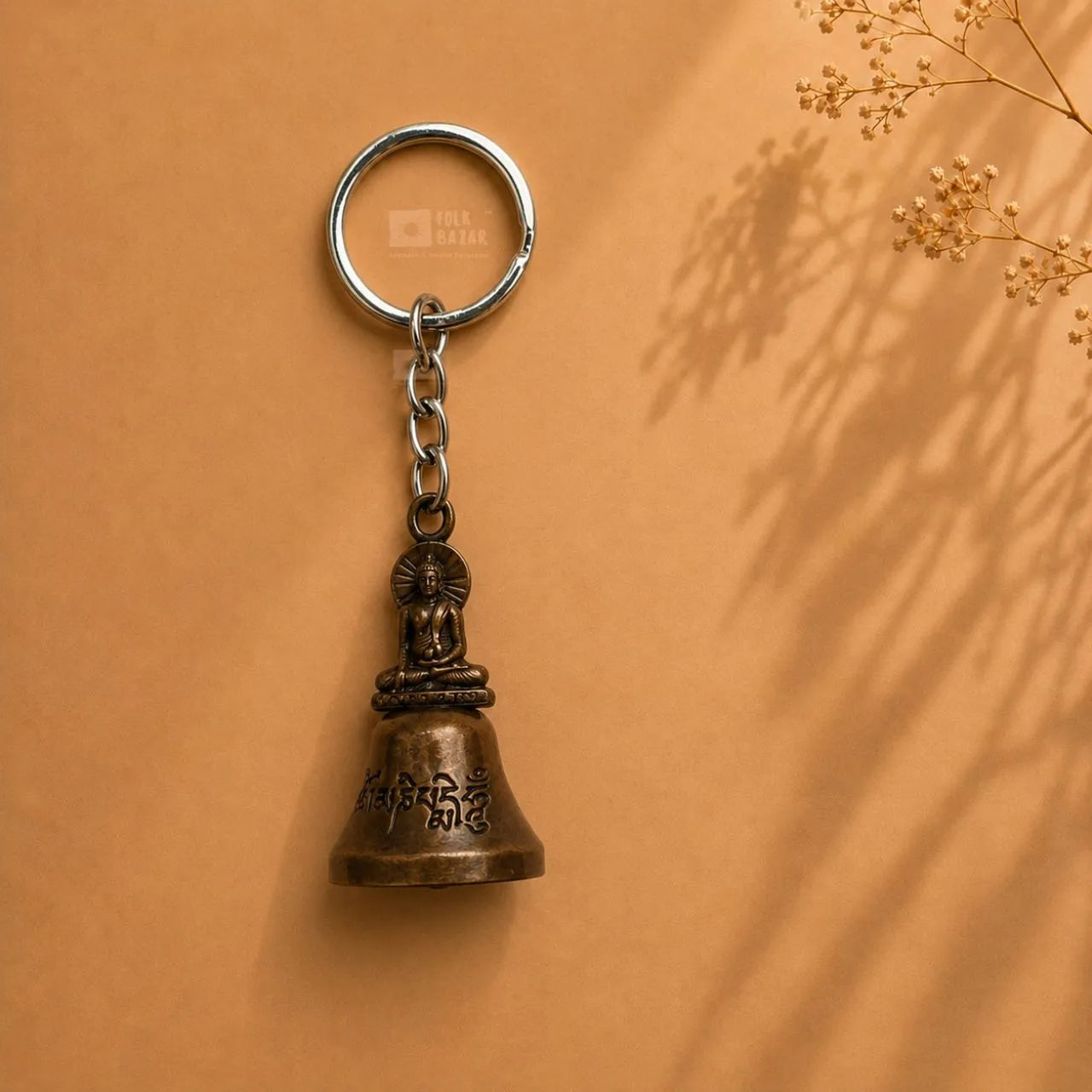 Bhudda Bell Keychain