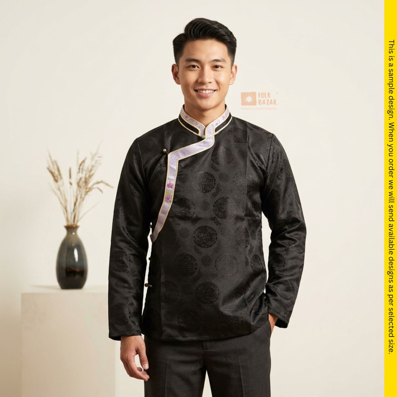Black Khenja Shirt