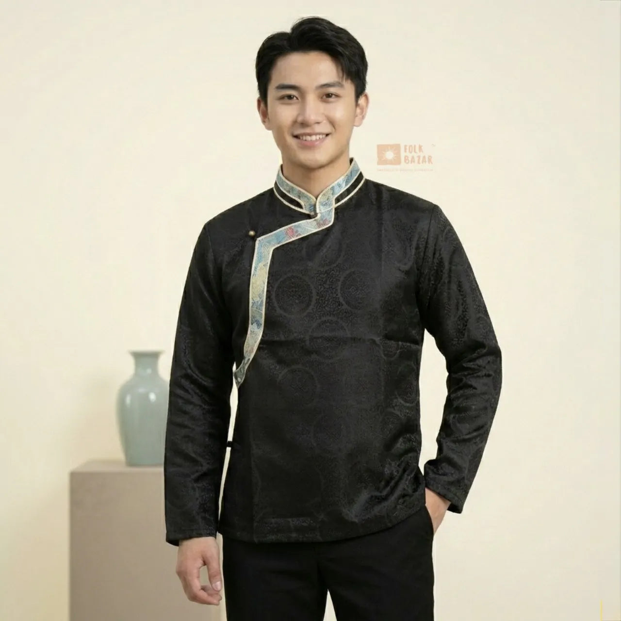 Black Khenja Shirt