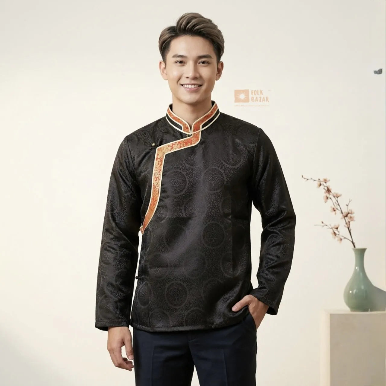 Black Khenja Shirt