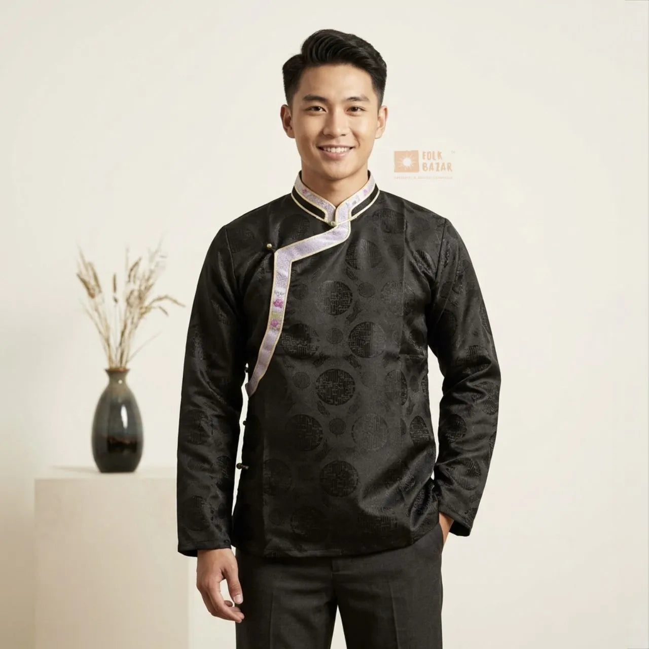 Black Khenja Shirt