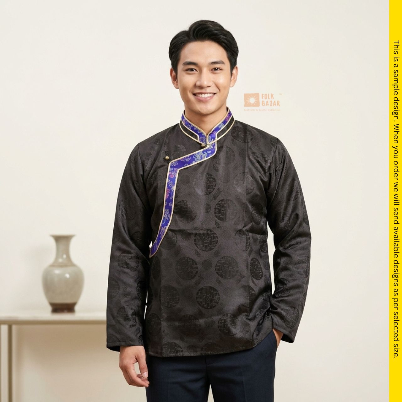 Black Khenja Shirt