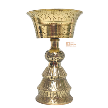 Brass Japani Butter Lamp
