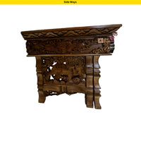 Tibetan Wooden Hand Carved Altar Table (Choksi)