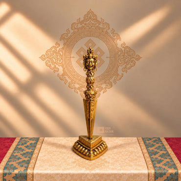 Brass Phurba with Stand