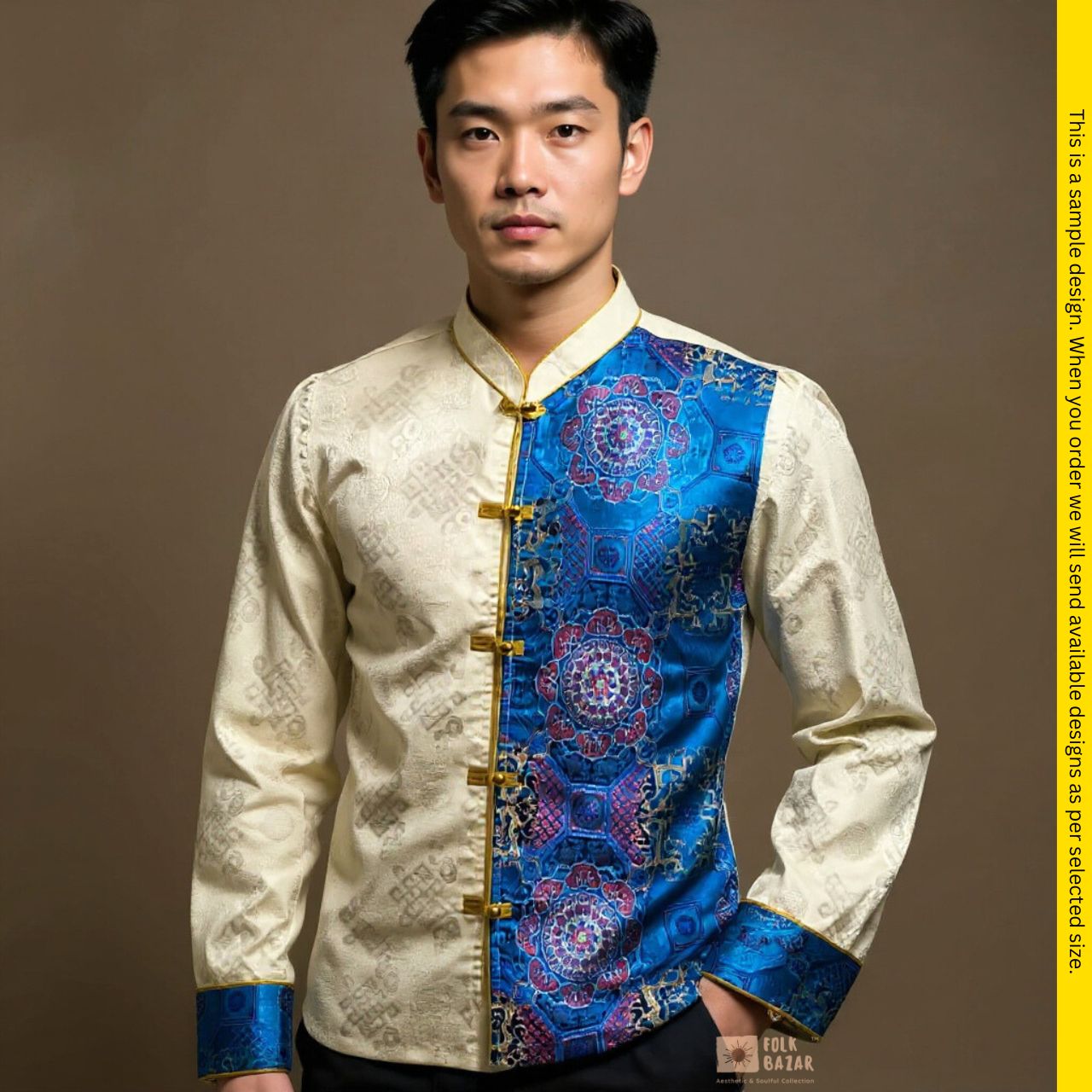 Brocade Khenja Shirt