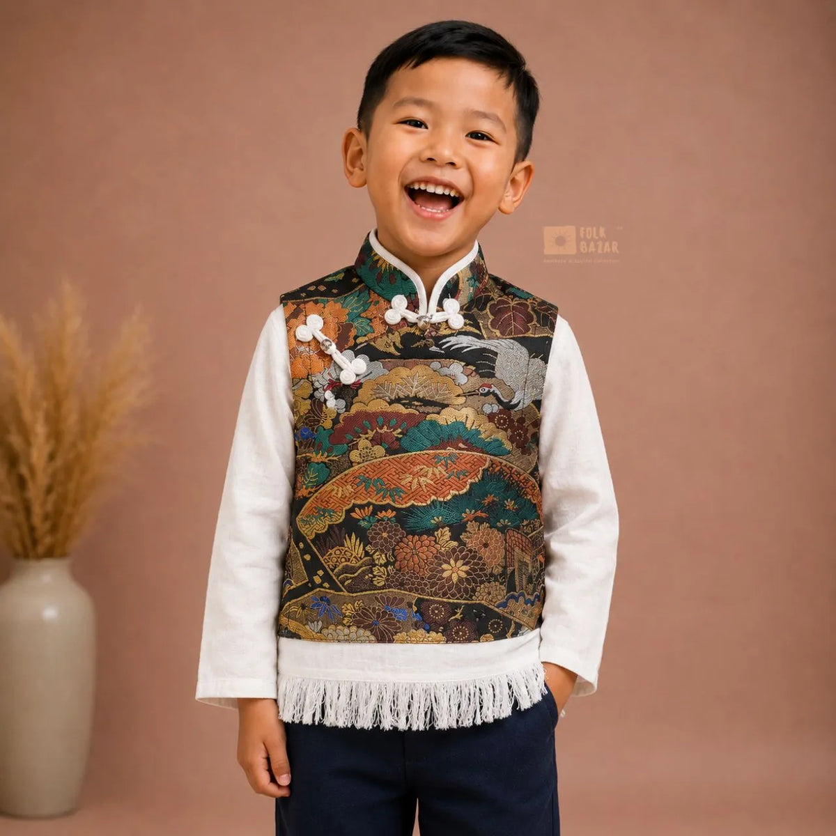 Brocade Khenja for Kids
