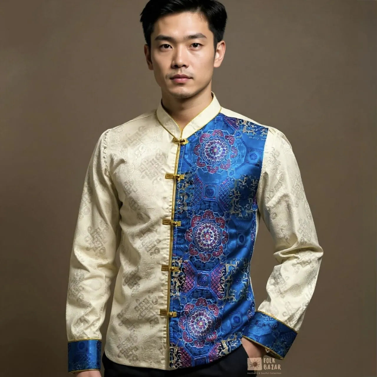 Brocade Khenja Shirt