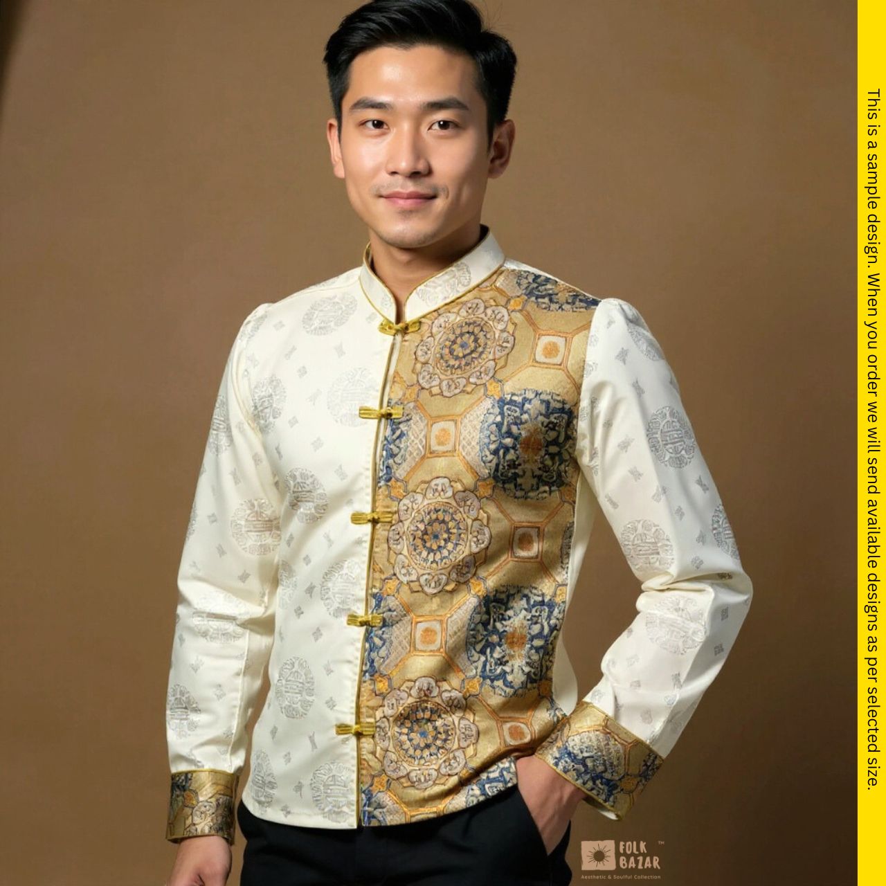 Brocade Khenja Shirt