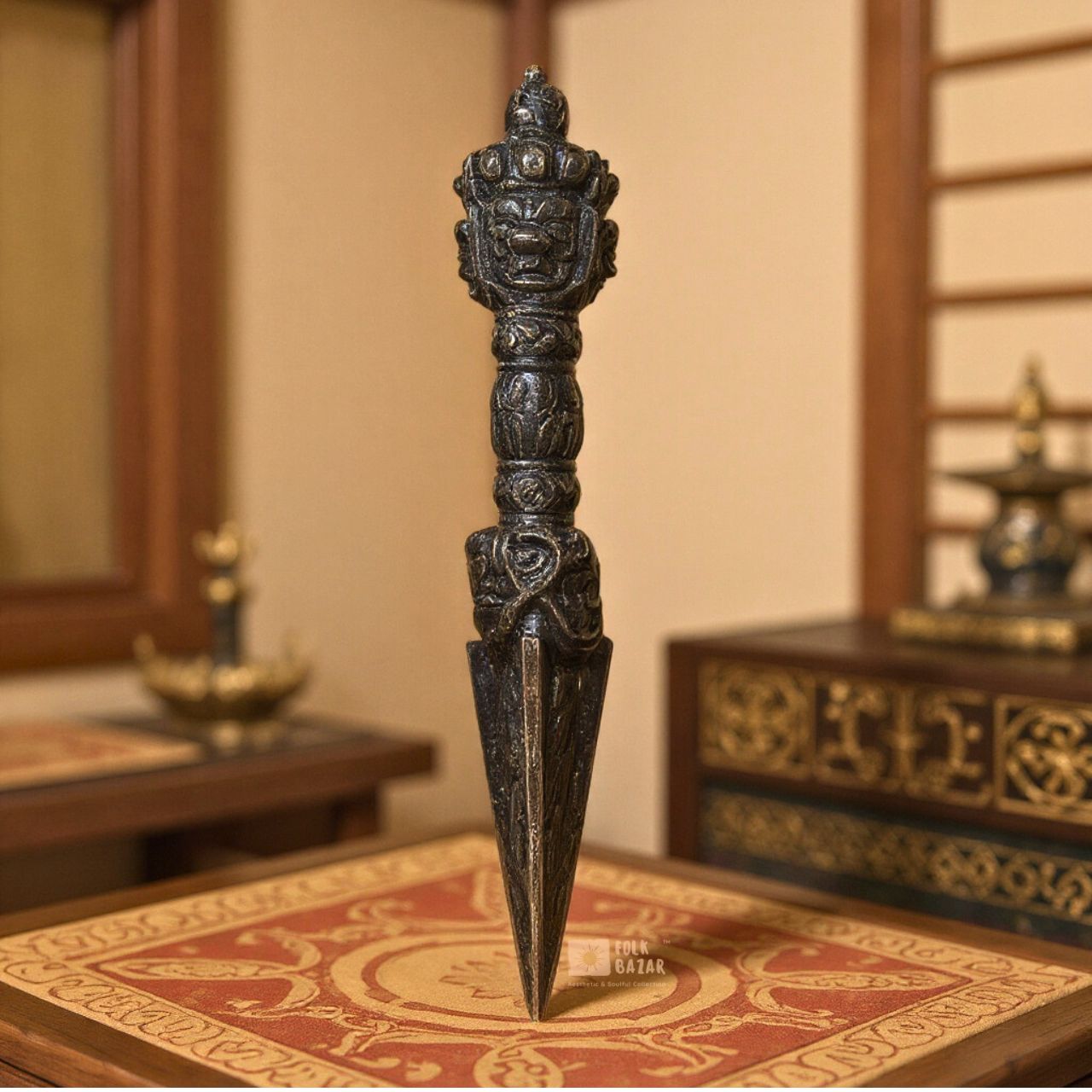 Carved Phurba (1 pc.)