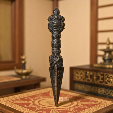 Carved Iron Phurba