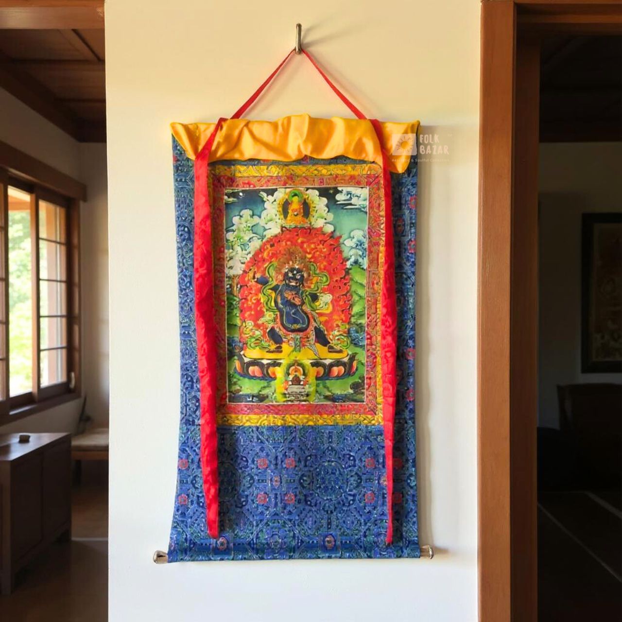 Chana Dorjee - Brocade Computer Canvas Printed Thangka