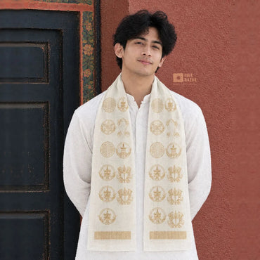 Cotton Eight Lucky Signs Khadag (1 pcs)