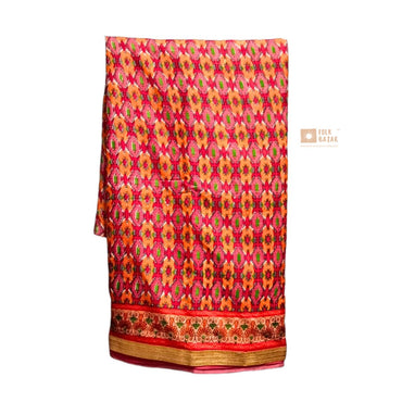 Dhaka Saree with Blouse