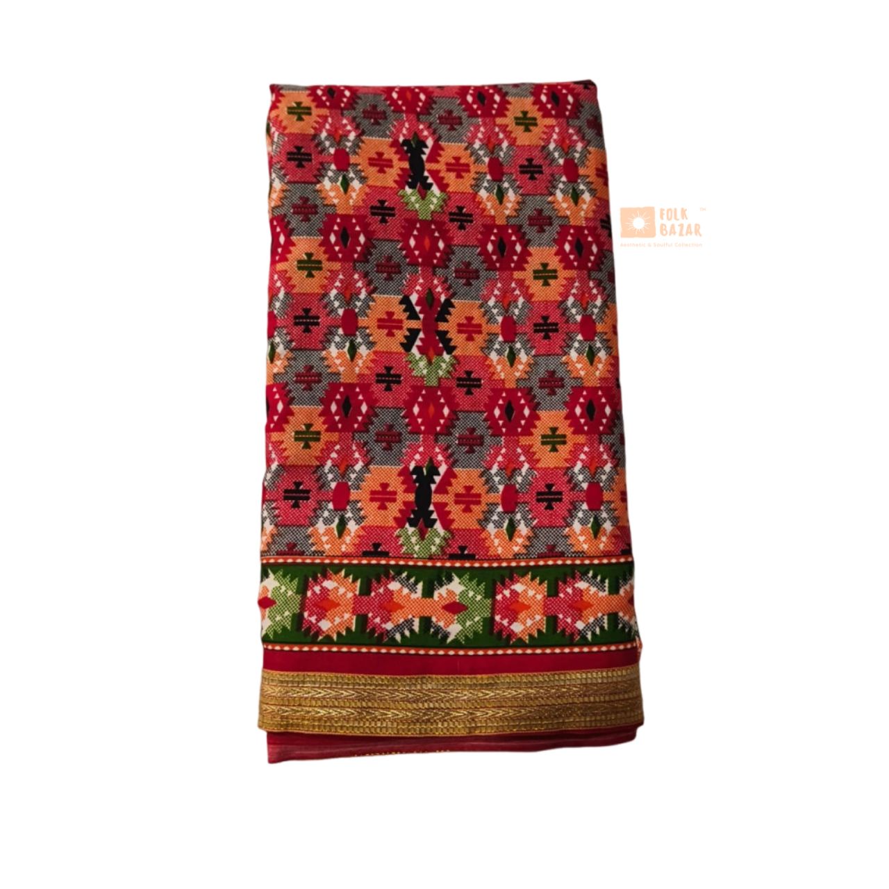 Dhaka Saree with Blouse Peice