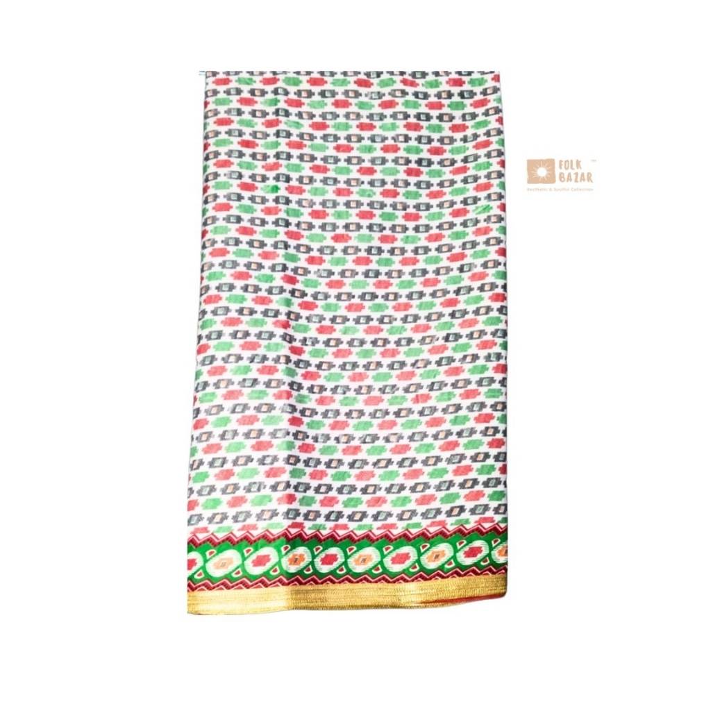 Dhaka Saree with Blouse Peice