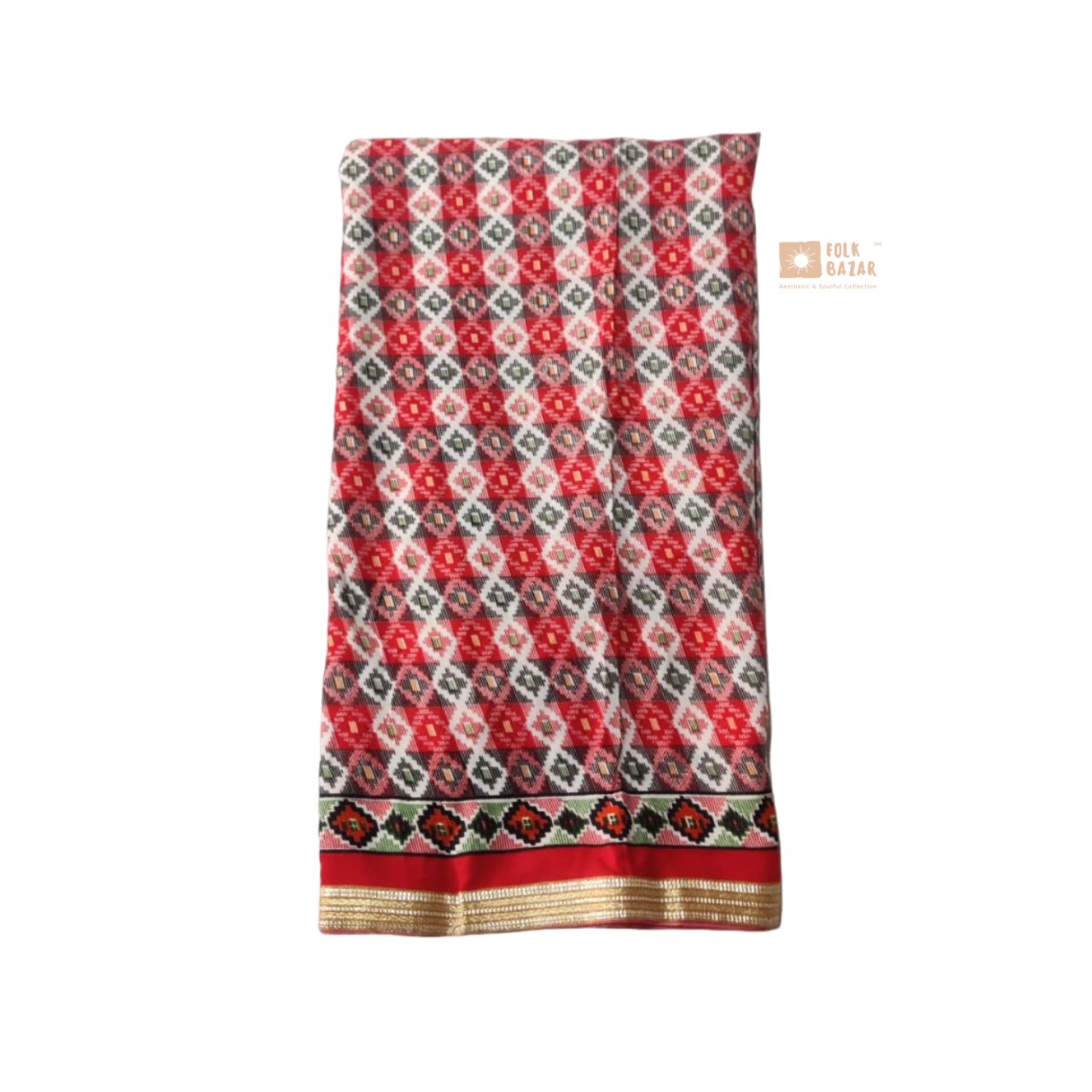 Dhaka Saree with Blouse Piece