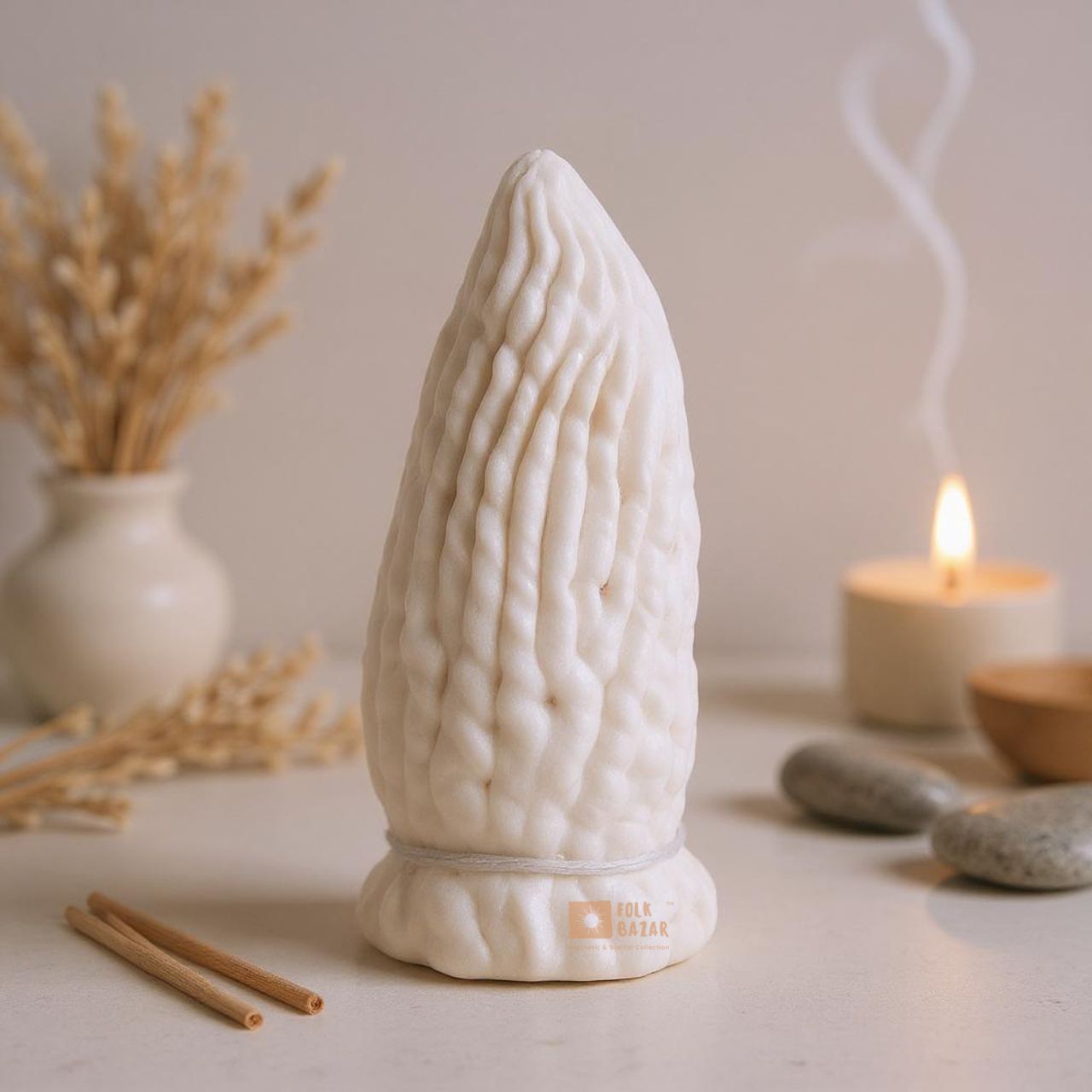 Hand Twisted Dhungree for Butter Lamps