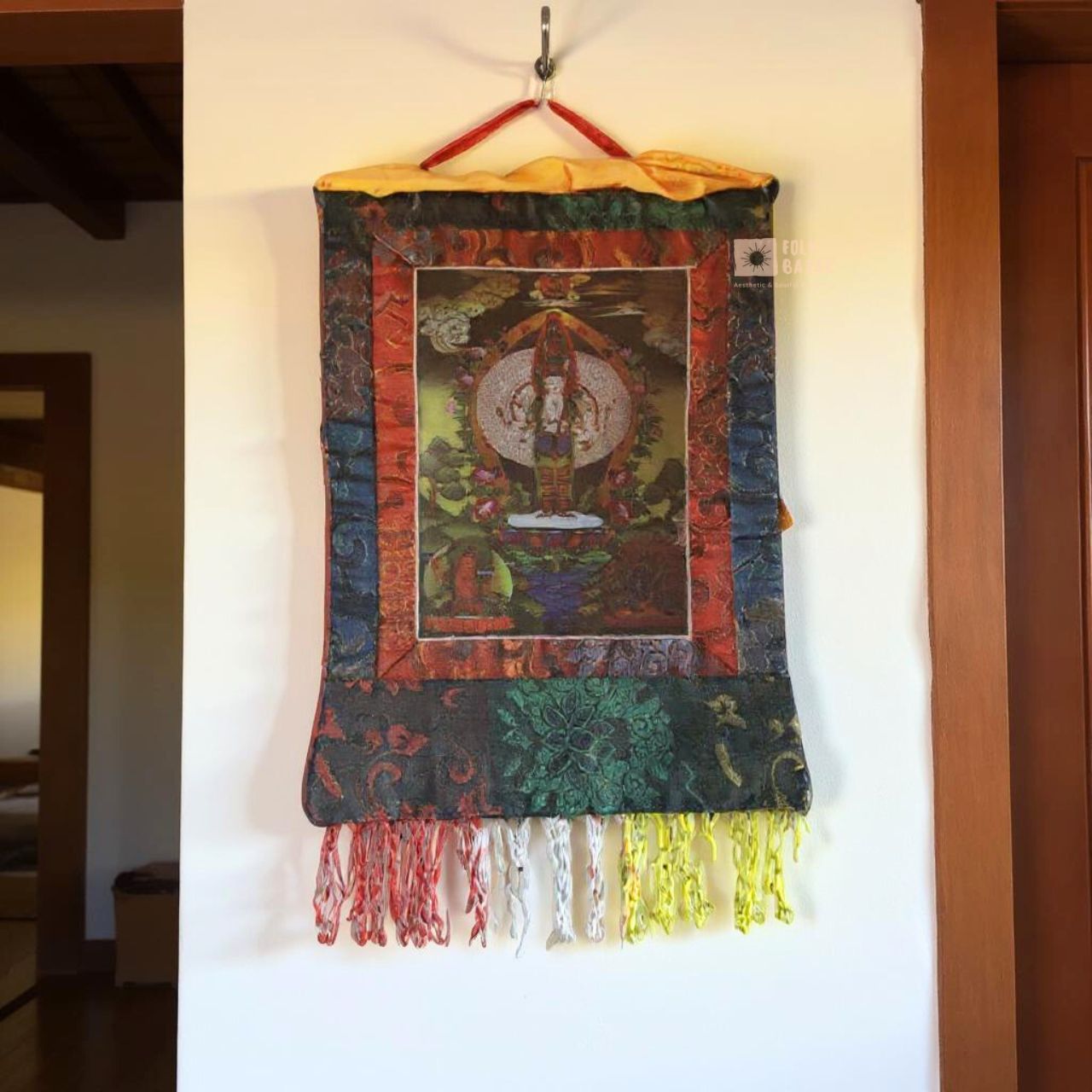 Dookar - Brocade Computer Canvas Printed Thangka