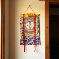 Dookar - Brocade Computer Canvas Printed Thangka