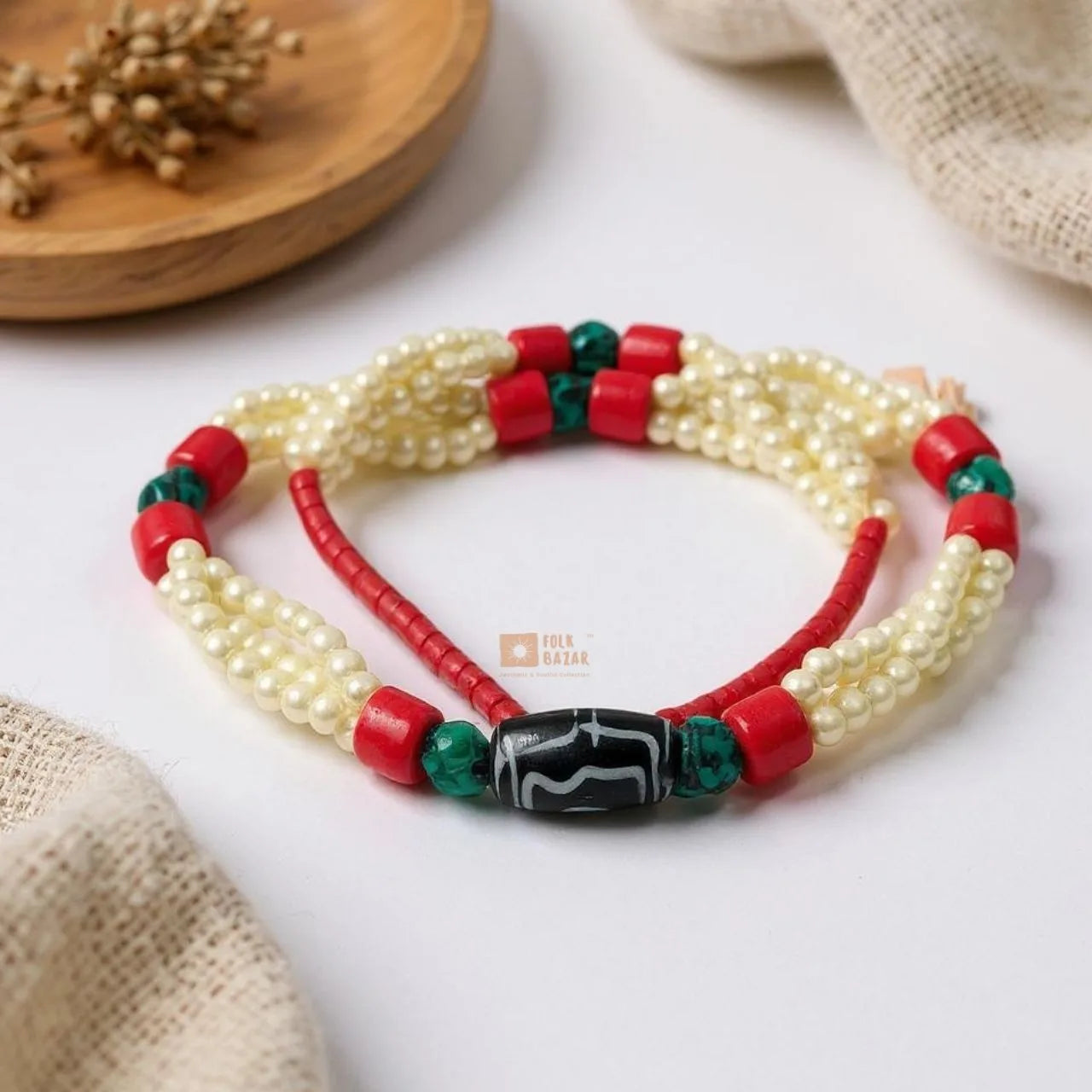 Dzi Beads Necklace