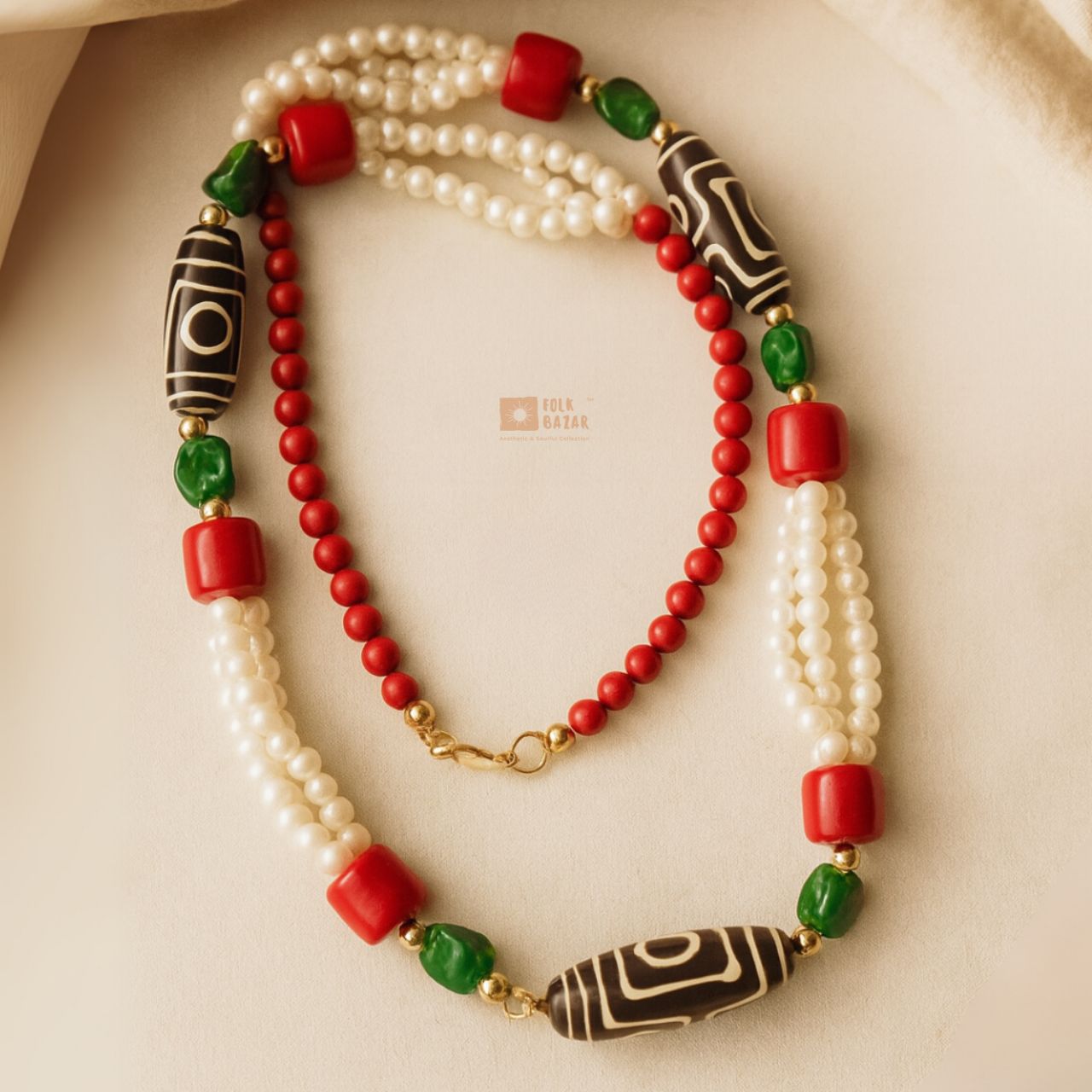 Dzi Beads Necklace